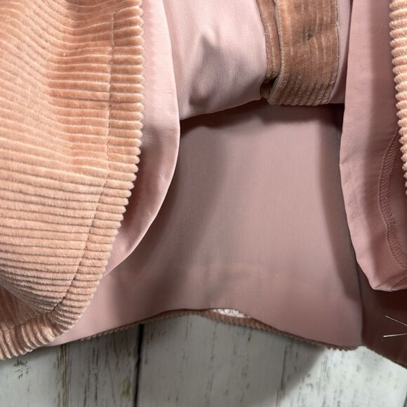 Orvis Blush Pink Corduroy Button Jacket Womens Cottagecore Classic Soft Neutrals - Picture 10 of 13